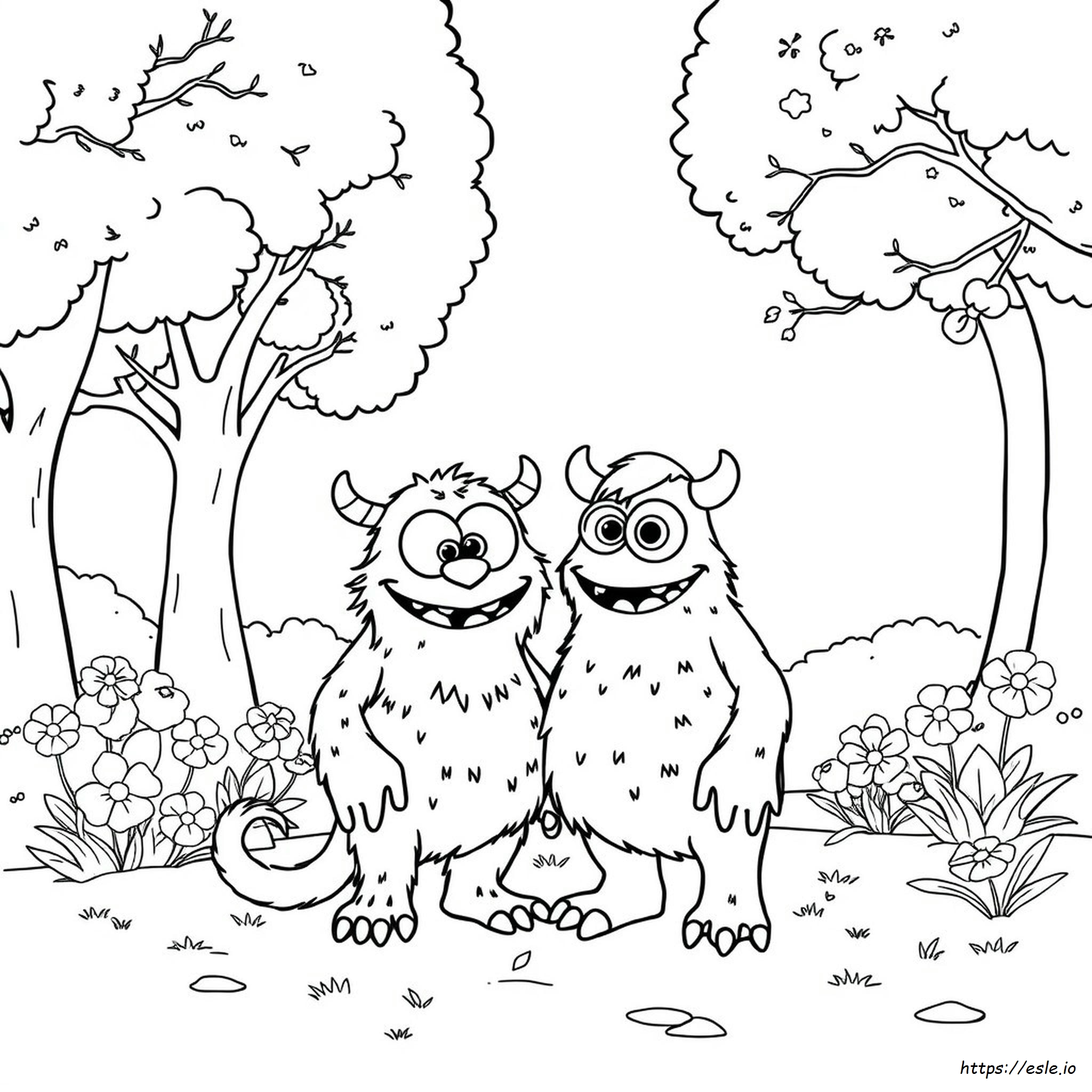 My Pet Monster Coloring Pages
