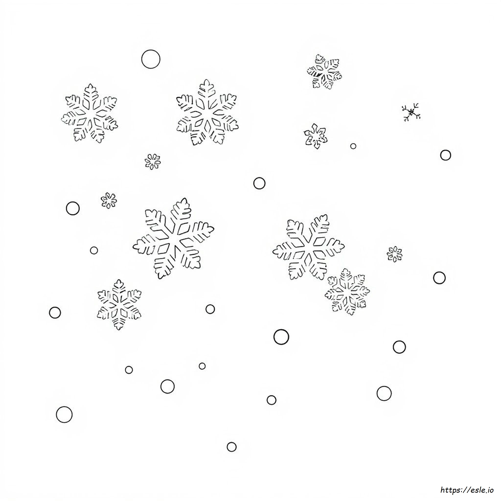 Free Printable Snowflakes Coloring Pages