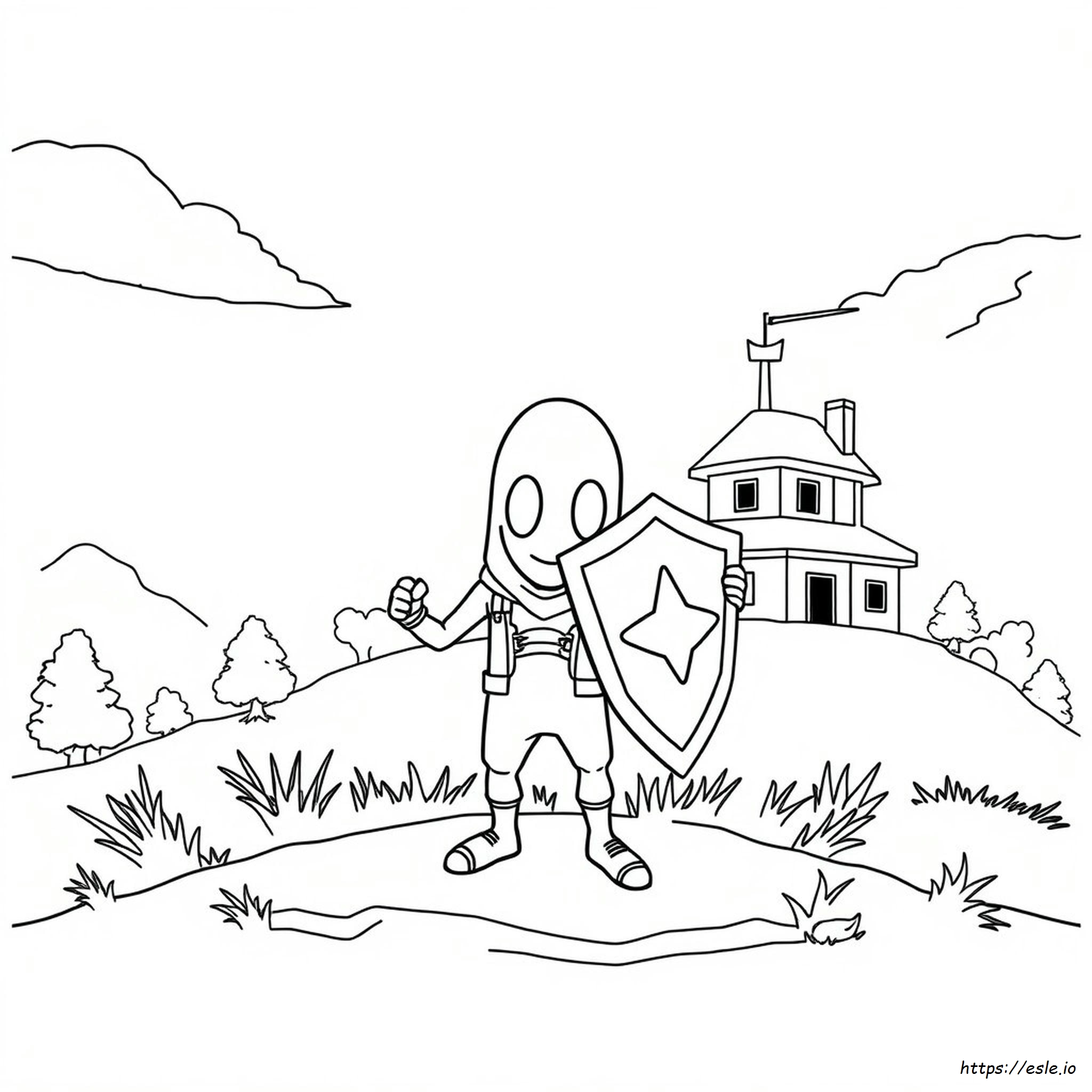Fortnite Colouring Pages Peely
