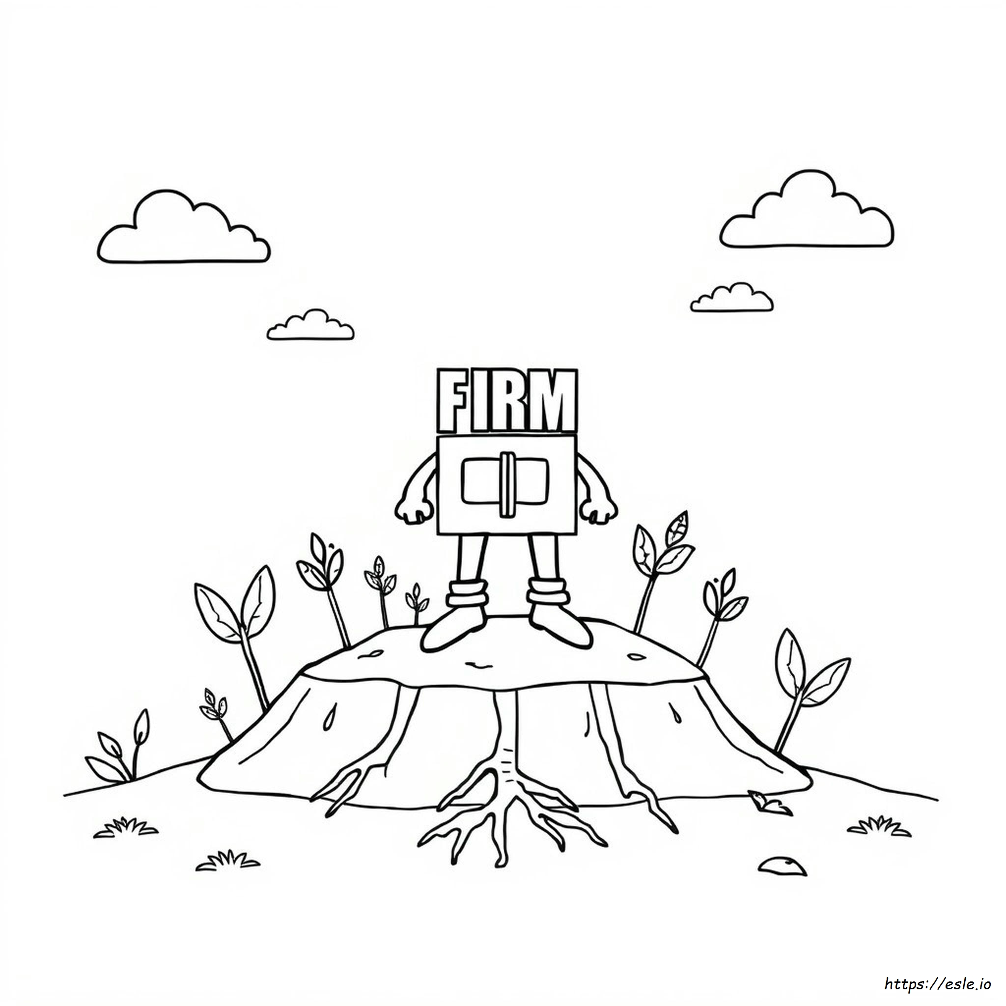 Firm Foundation Coloring Page
