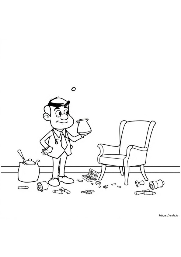 Mr Bean Disegni Da Colorare E Stampare