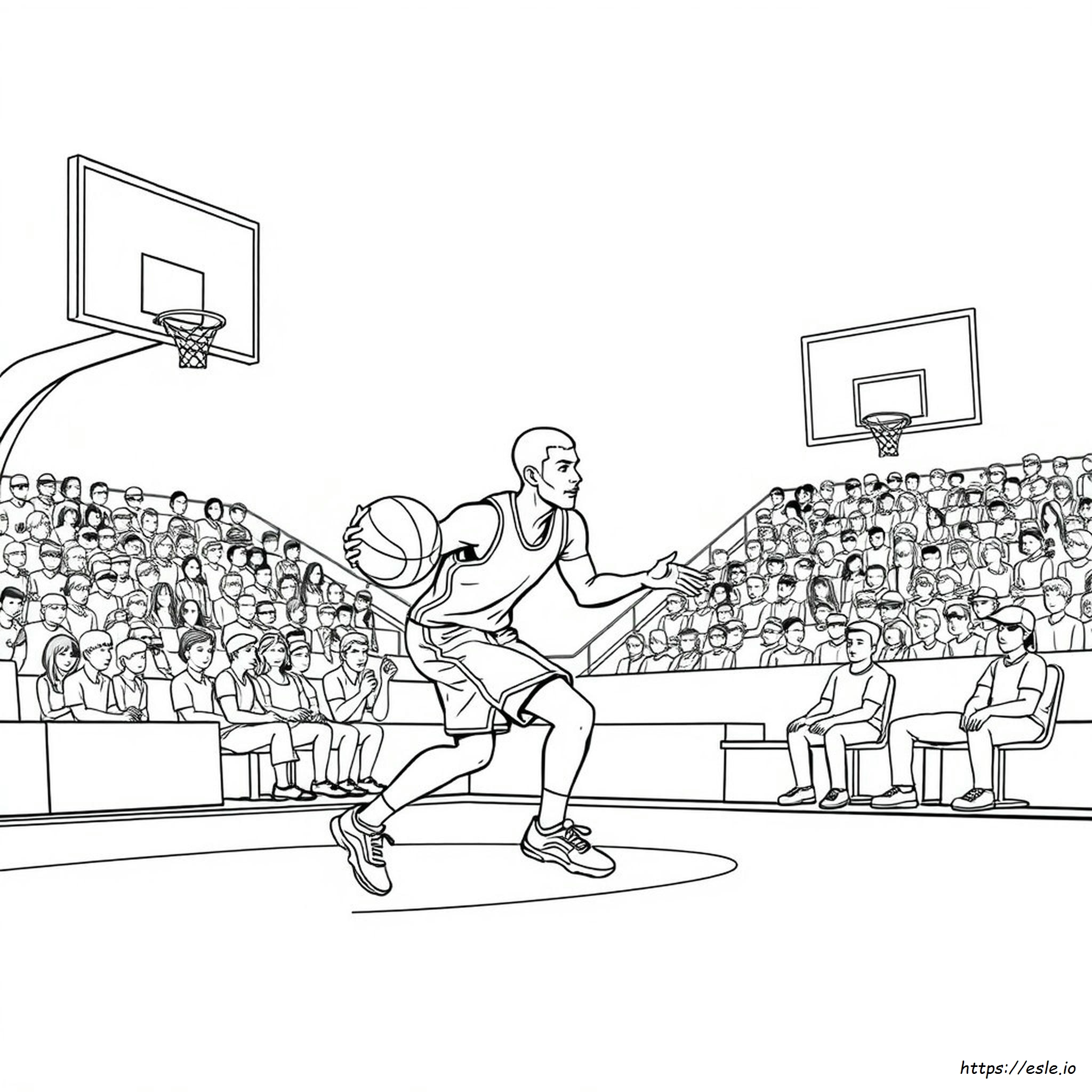 Kolorowanki Sportowe Koszykówka