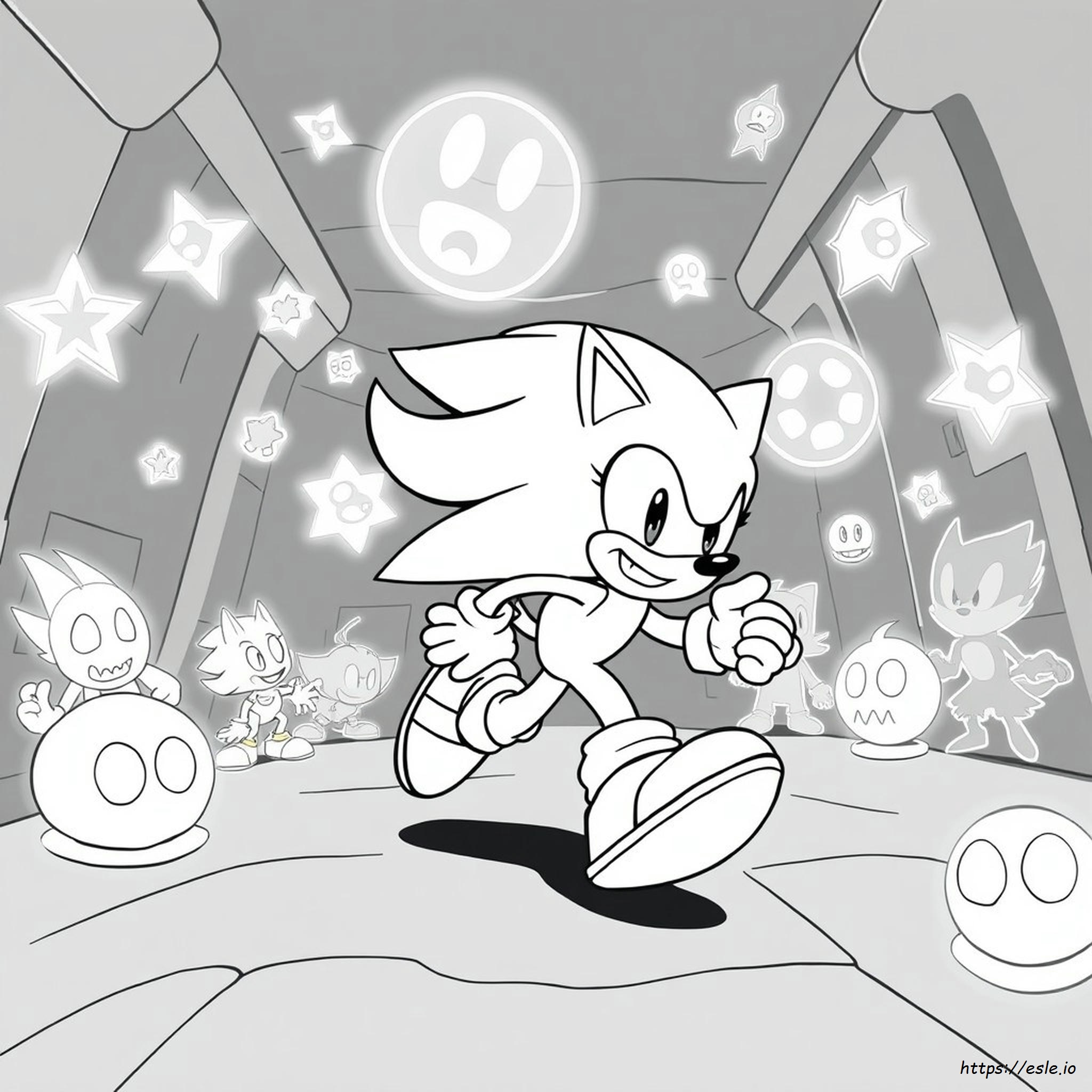 Kolorowanki Sonic Fnf