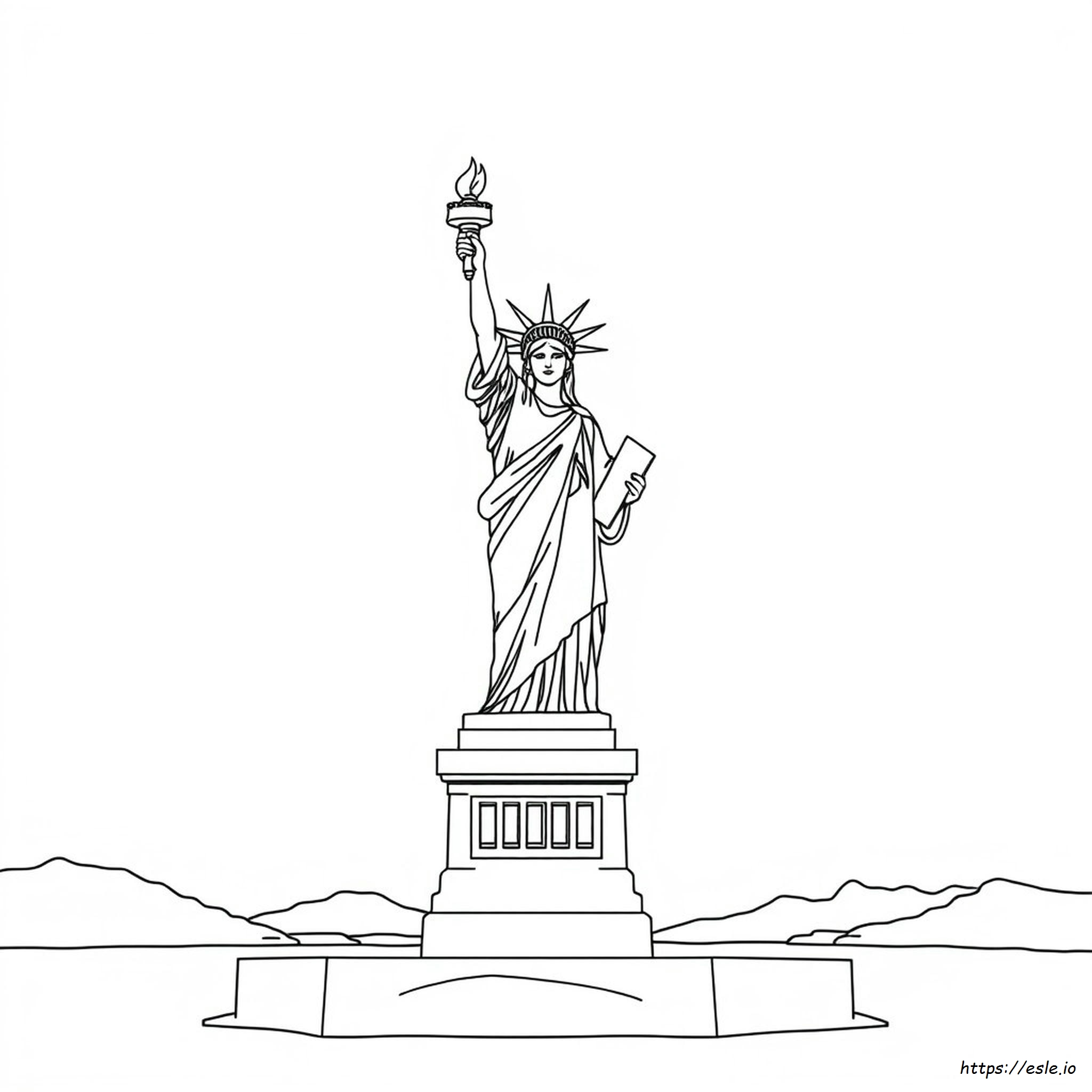 Statue Of Liberty Coloring