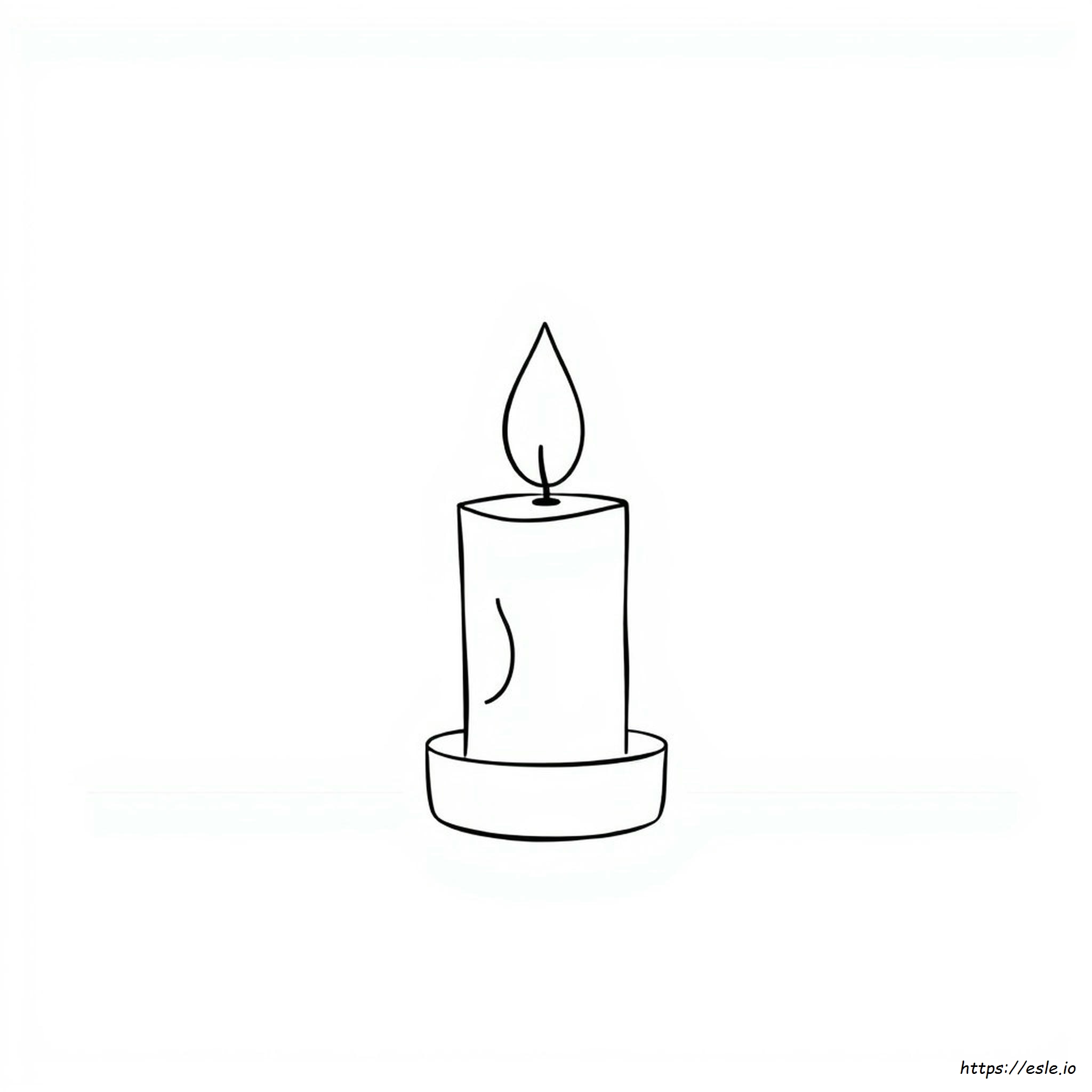 Candela Da Colorare