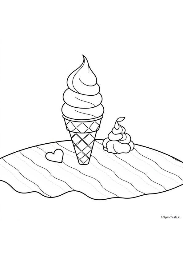 Cono Gelato Da Colorare