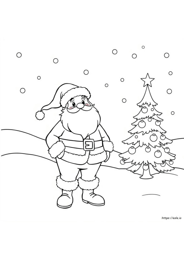 Vestito Di Babbo Natale Da Colorare