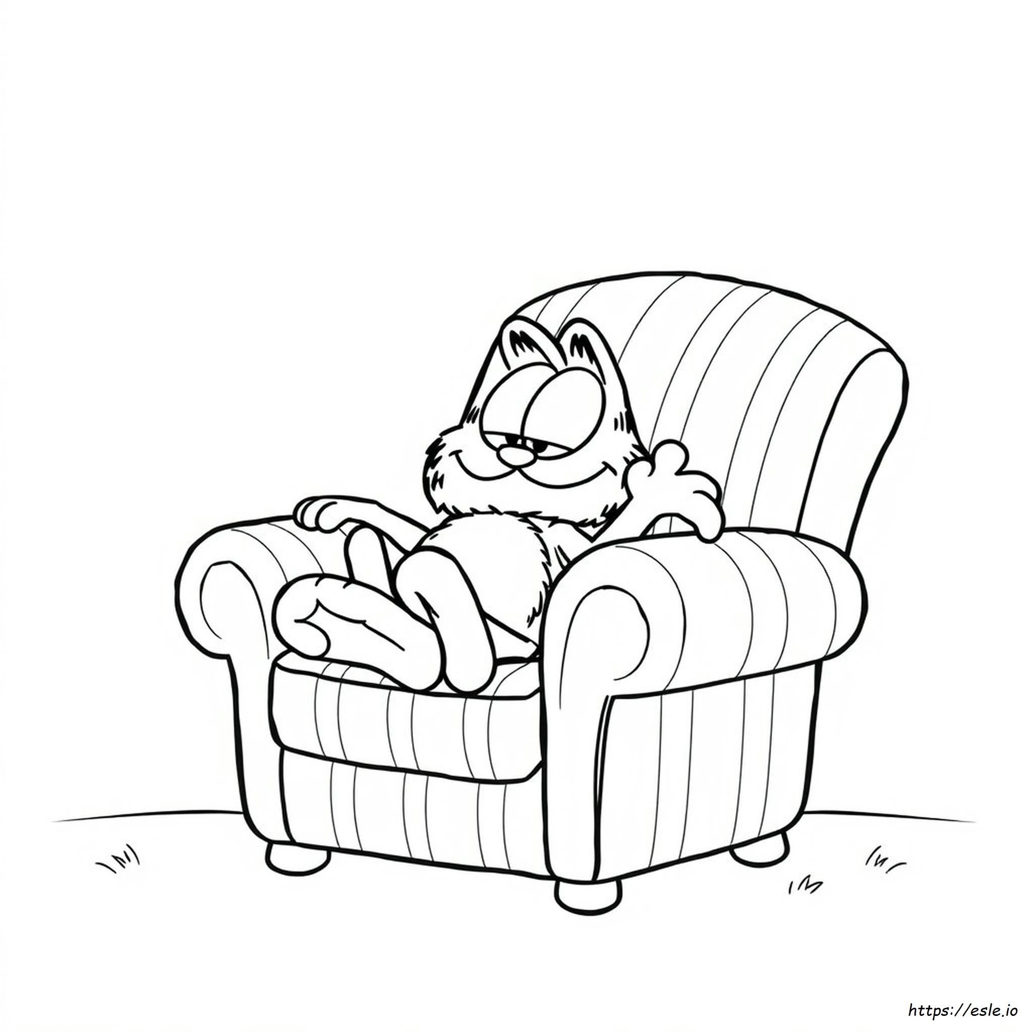 Nermal Garfield Coloring Pages
