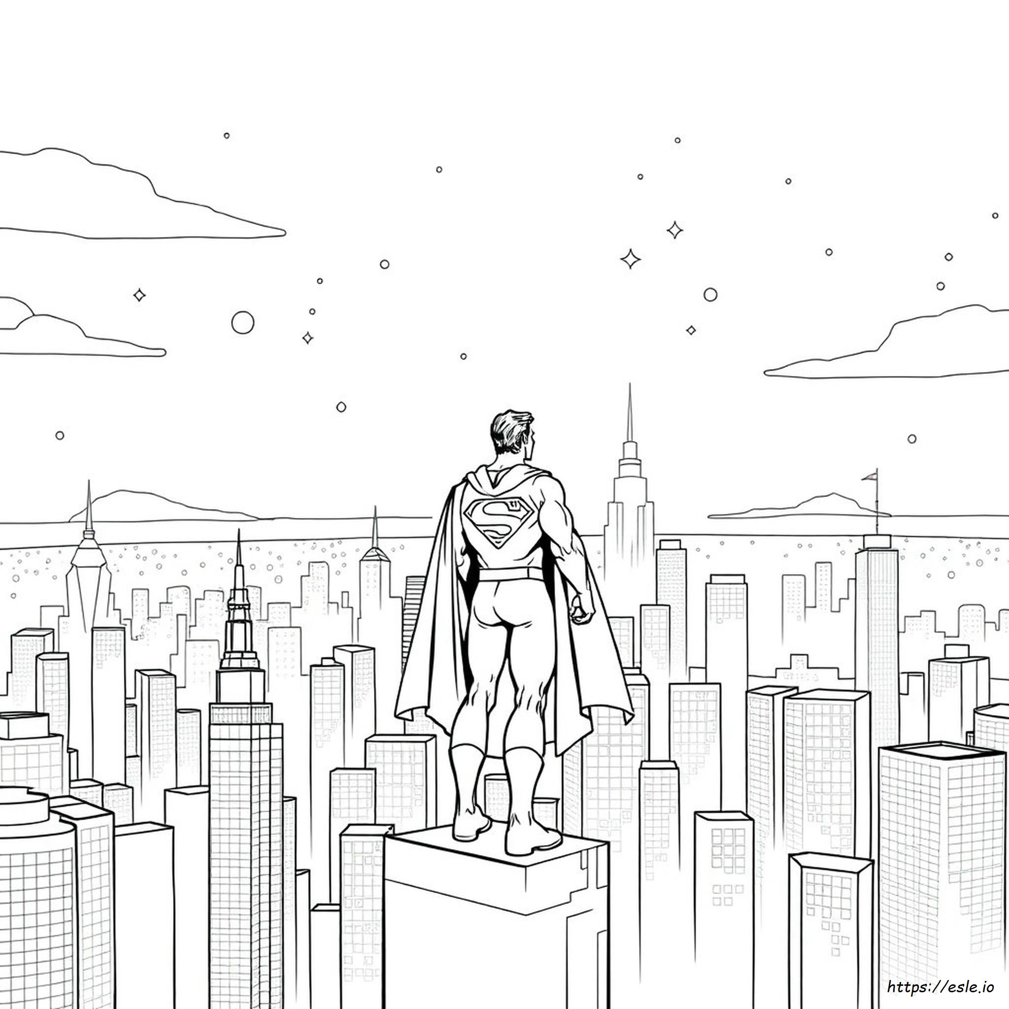 Superman Colouring Pages Printable