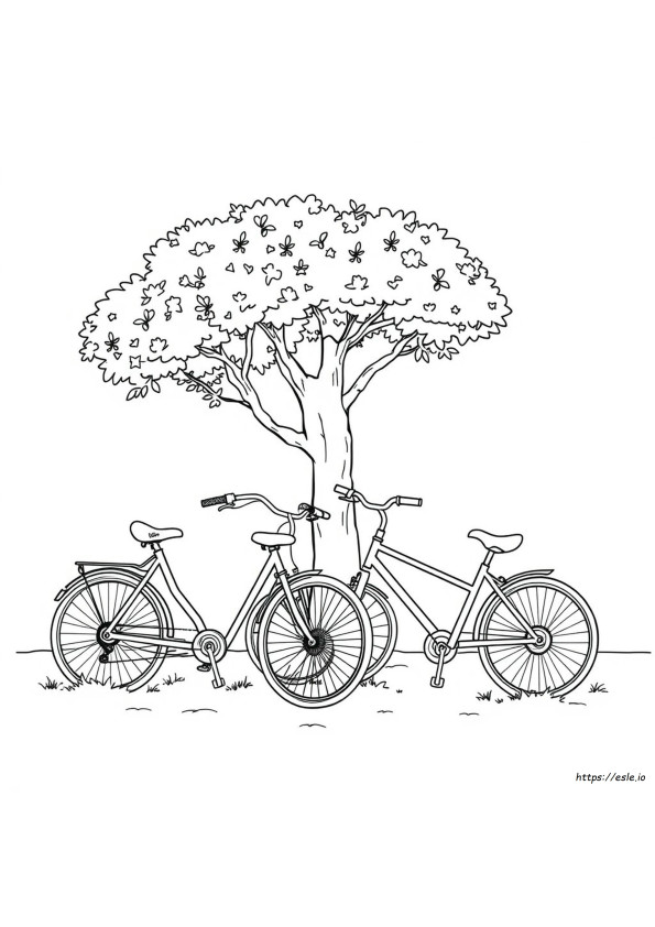 Coloriage Vélo