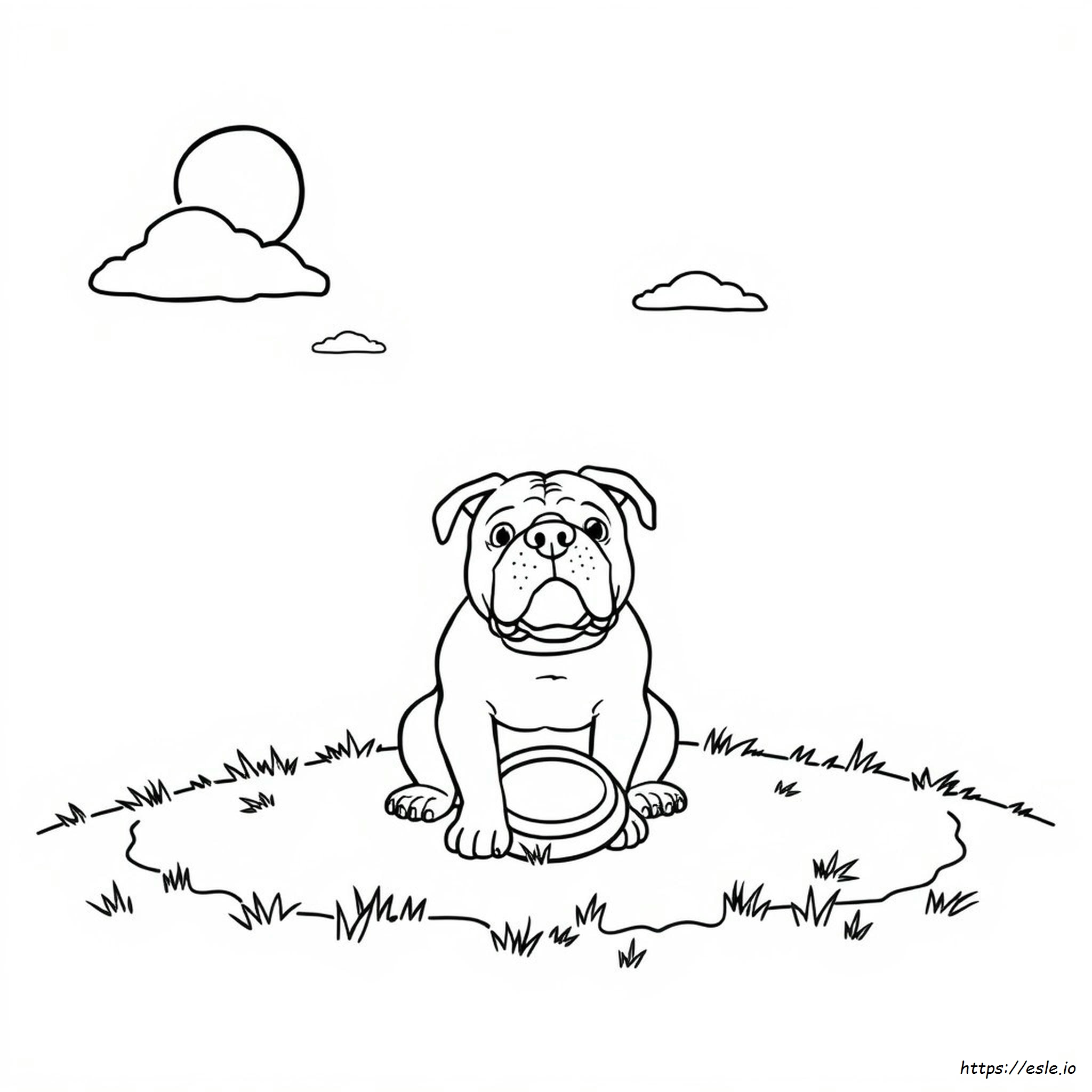 Free Bulldog Coloring Pages