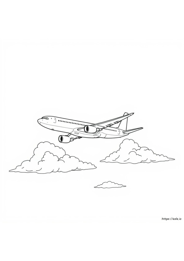 Avião Para Colorir