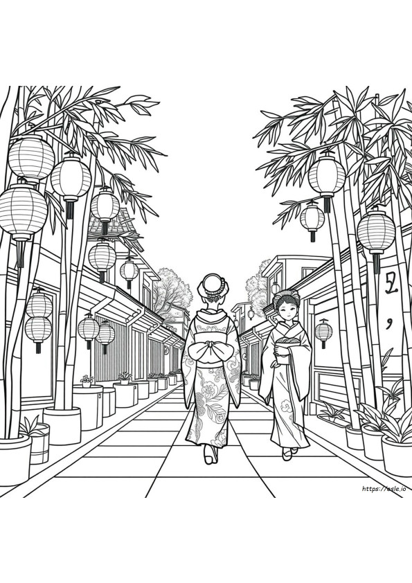 Buku Mewarnai Jepang