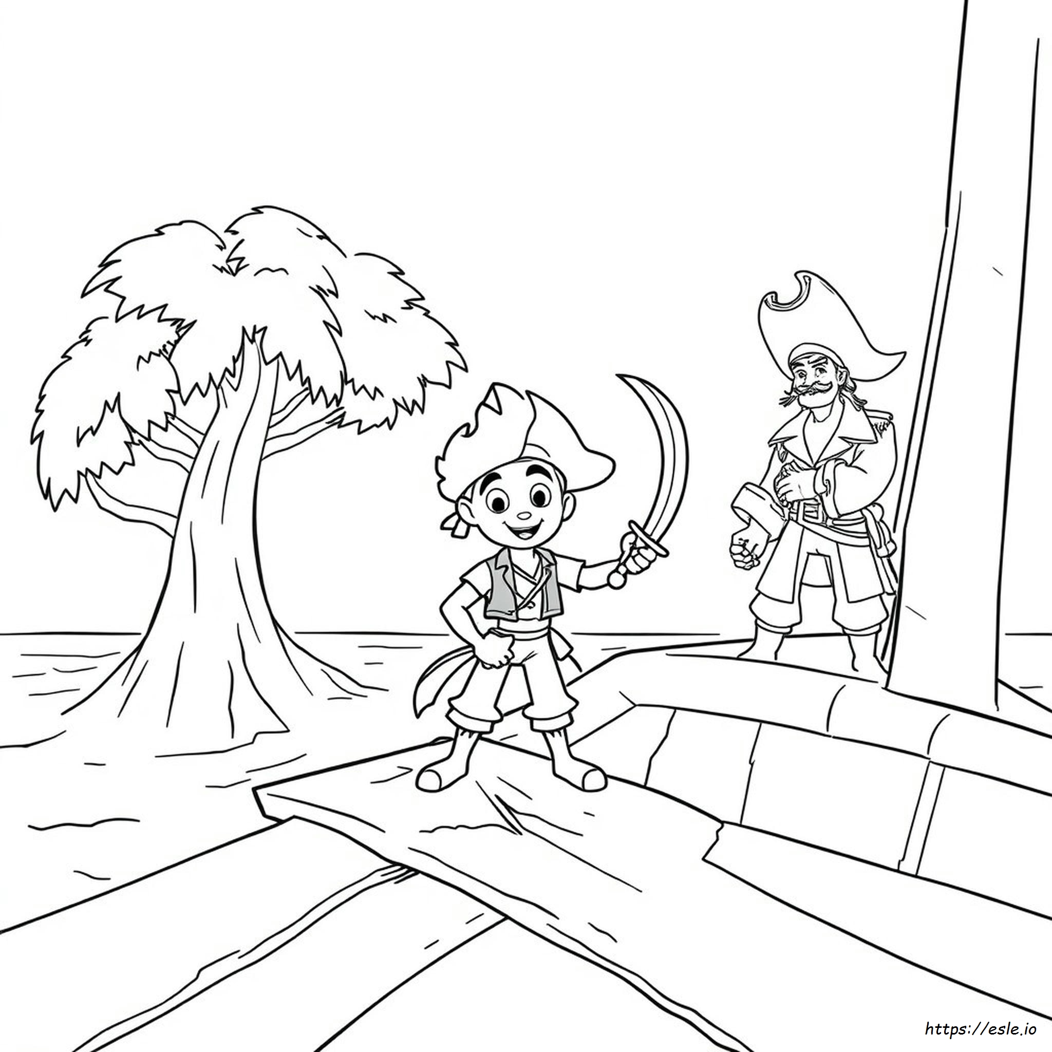 Jake And The Neverland Pirates Coloring Book