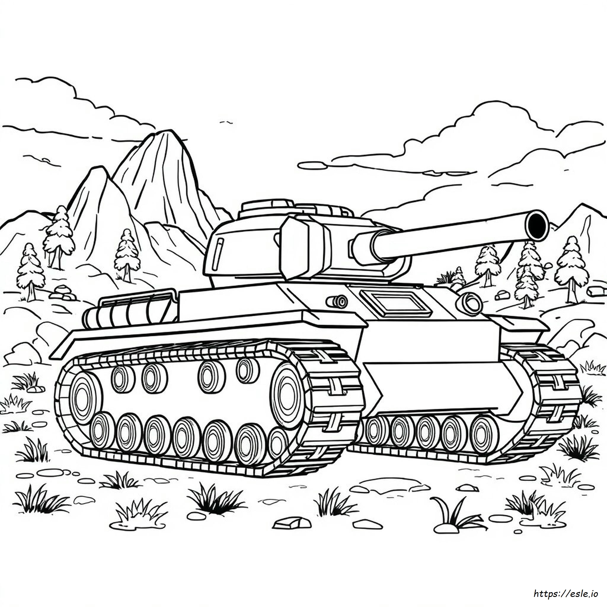 Iron Treads Coloring Page