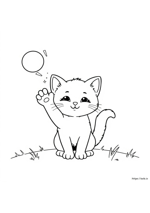 Hello Kittty Coloring Page