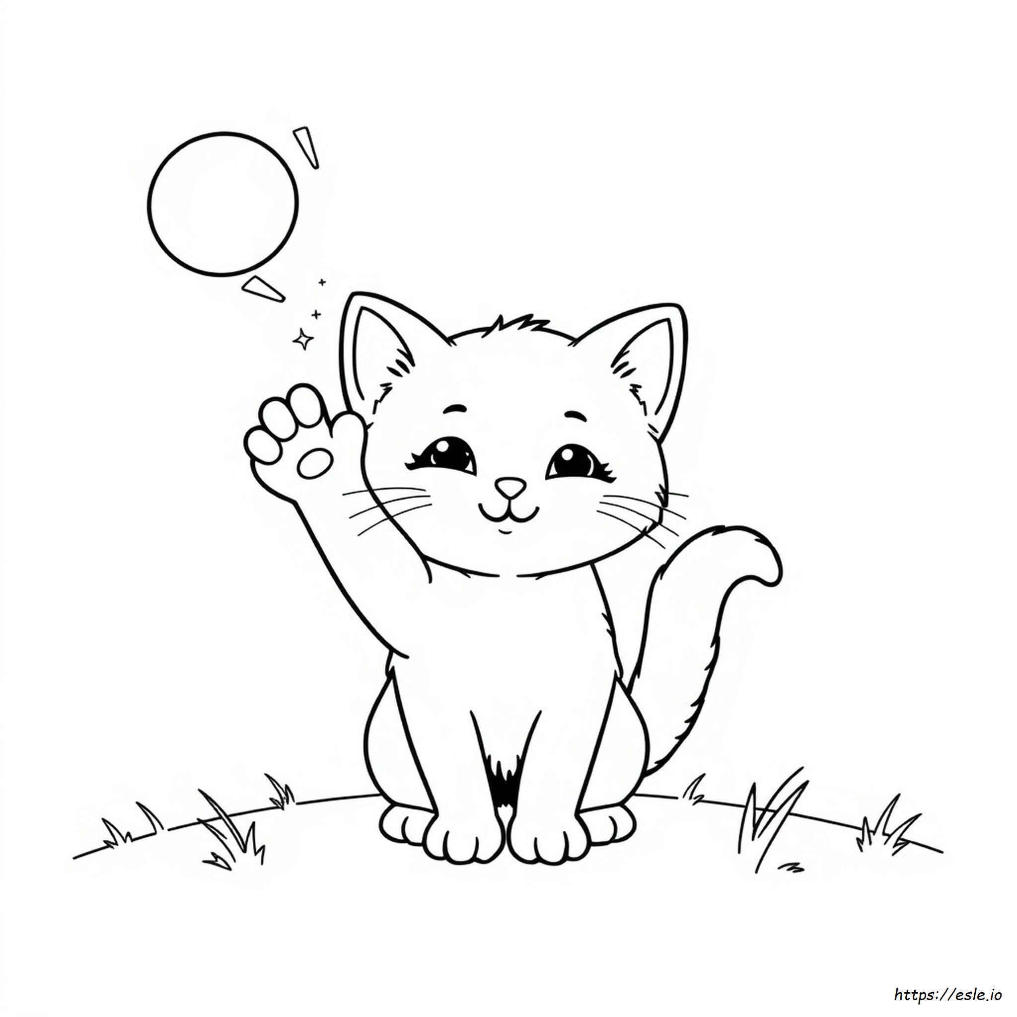 Hello Kittty Coloring Page