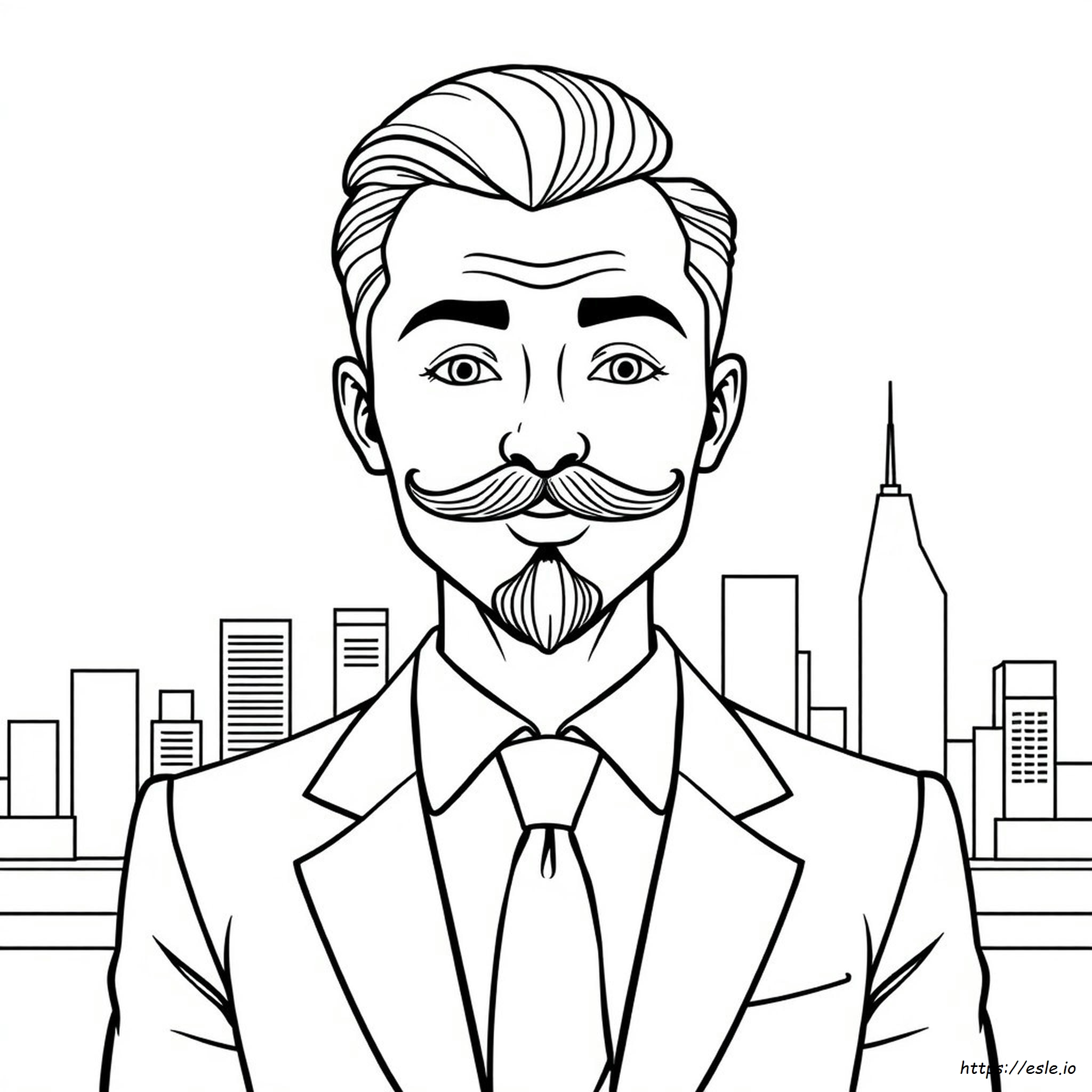 Barba Para Colorear