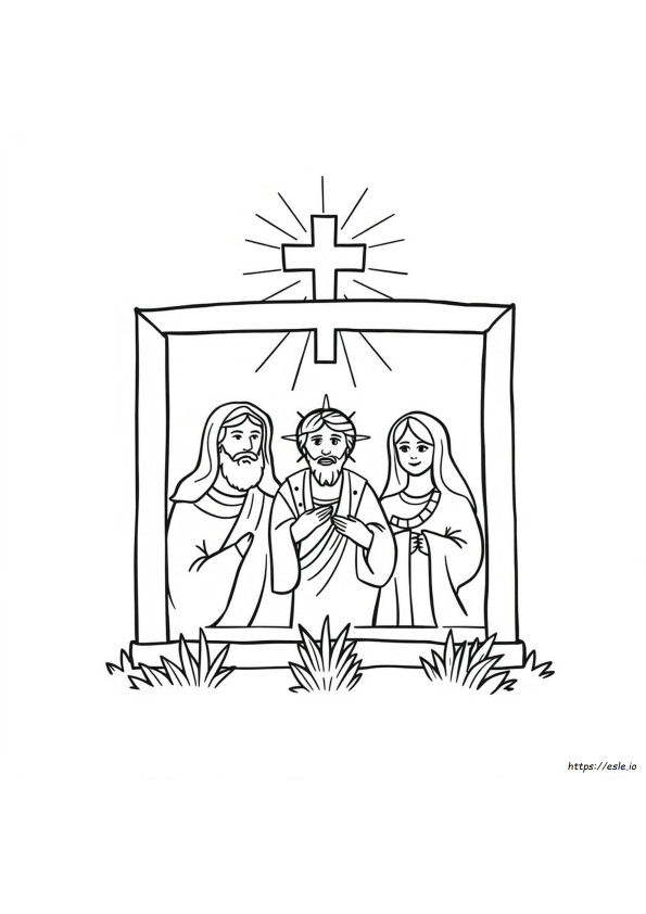 Free Printable Holy Trinity Coloring Pages