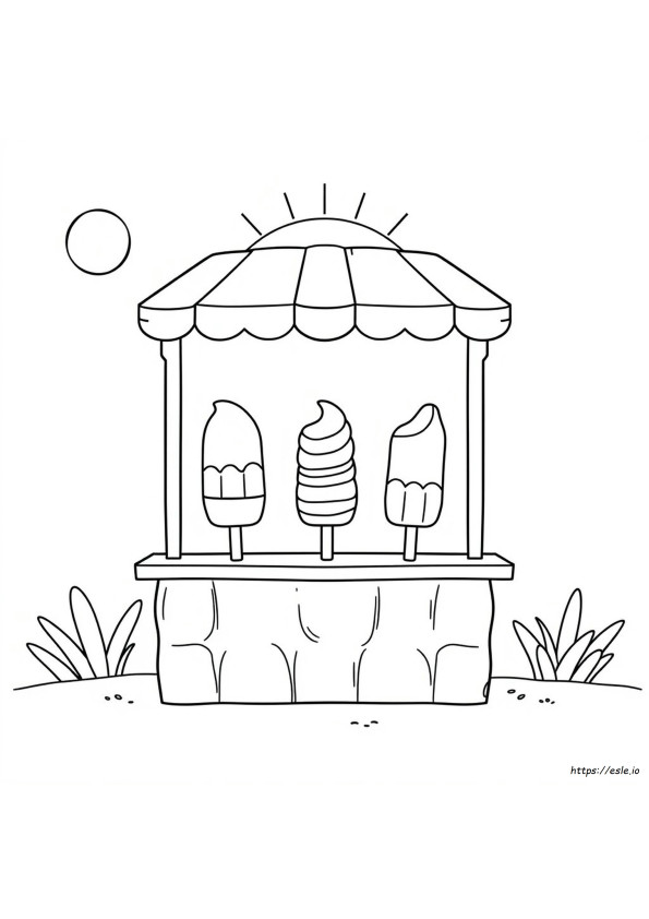 Picolés Para Colorir