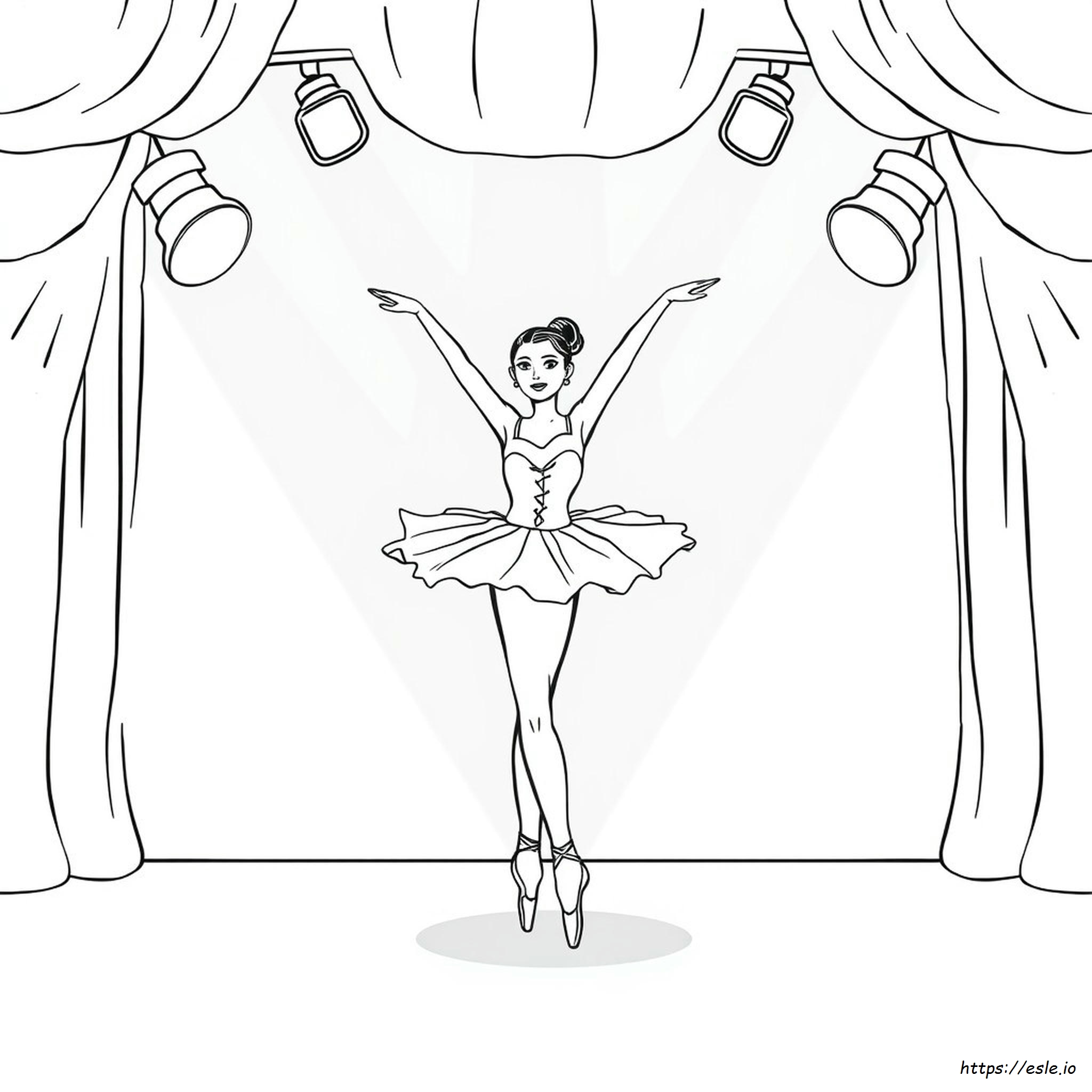 Ballerina Coloring Book