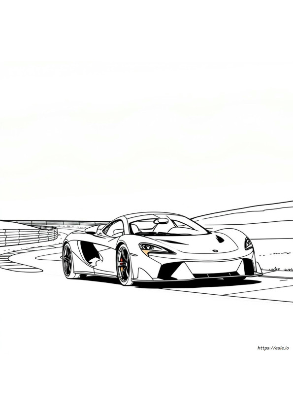 Mclaren Car Coloring Pages