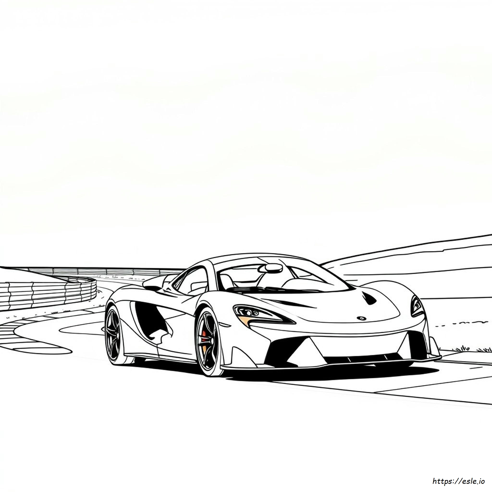 Mclaren Auto Kleurplaten kleurplaat