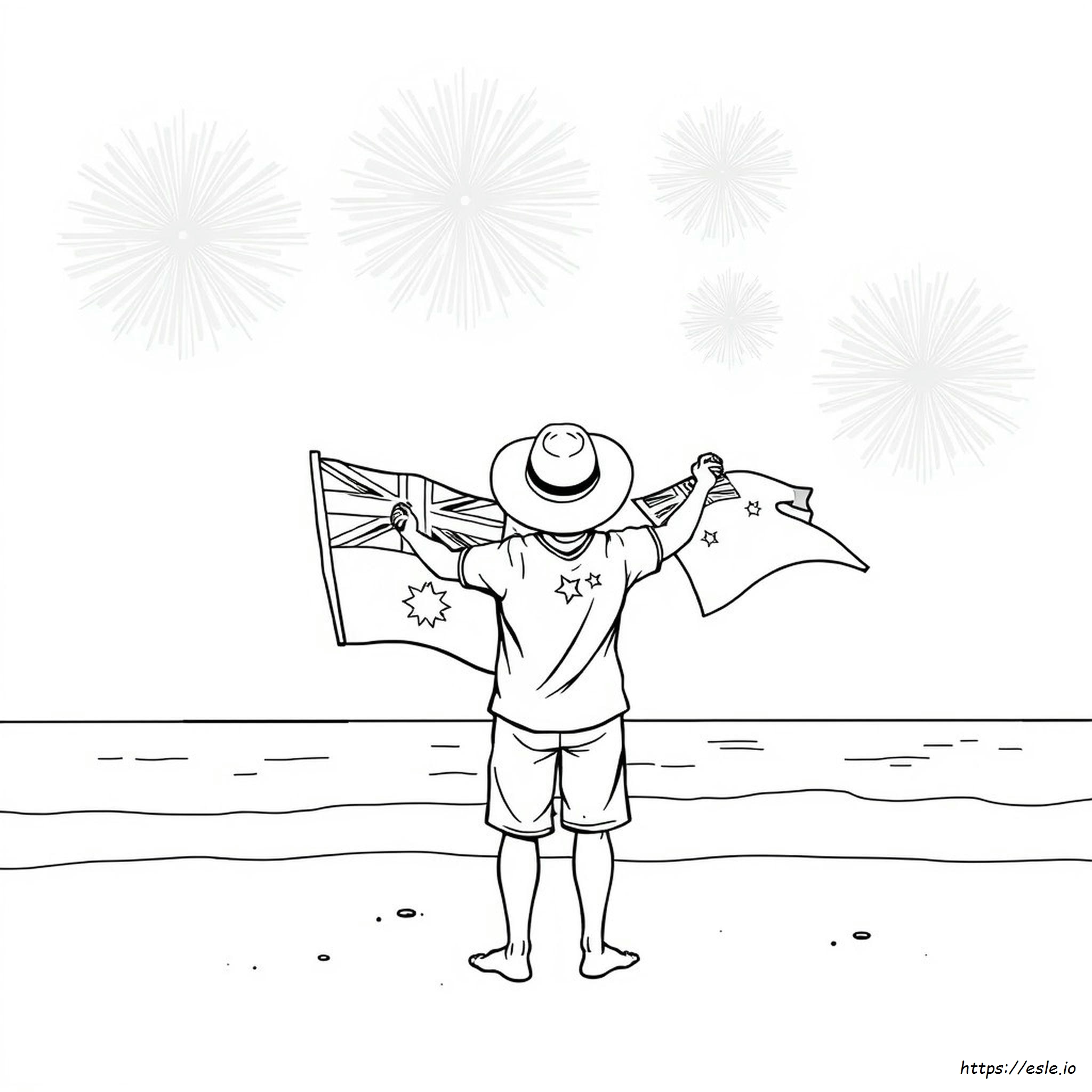 Australia Day Colouring