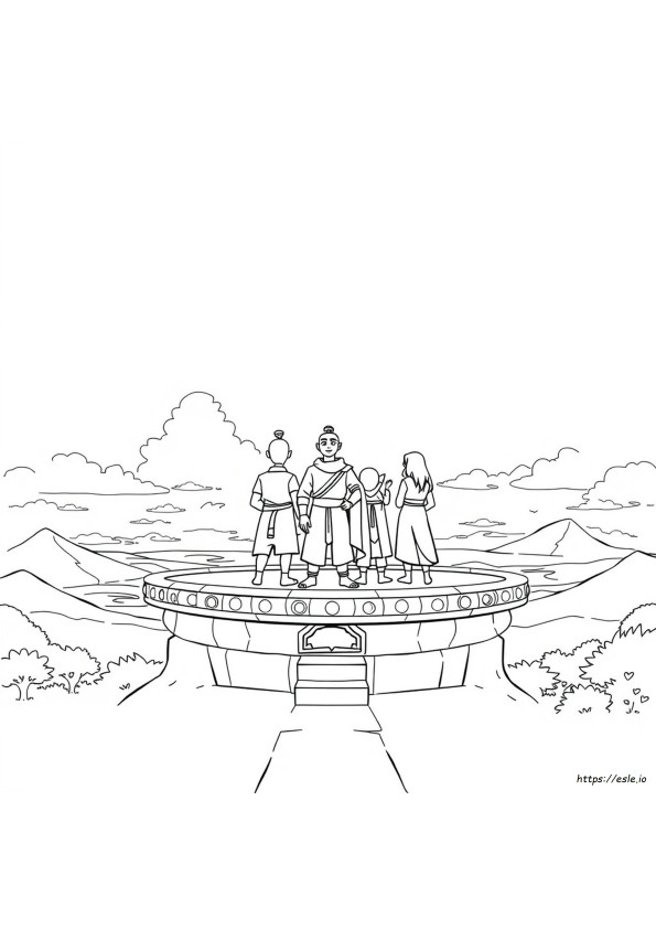 Coloriages L'équipe Avatar