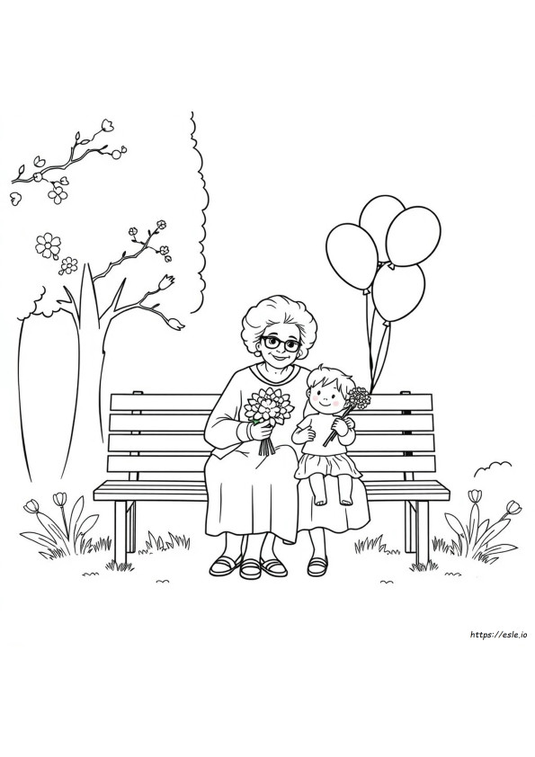 Coloriages Fête Des Grands-Mères