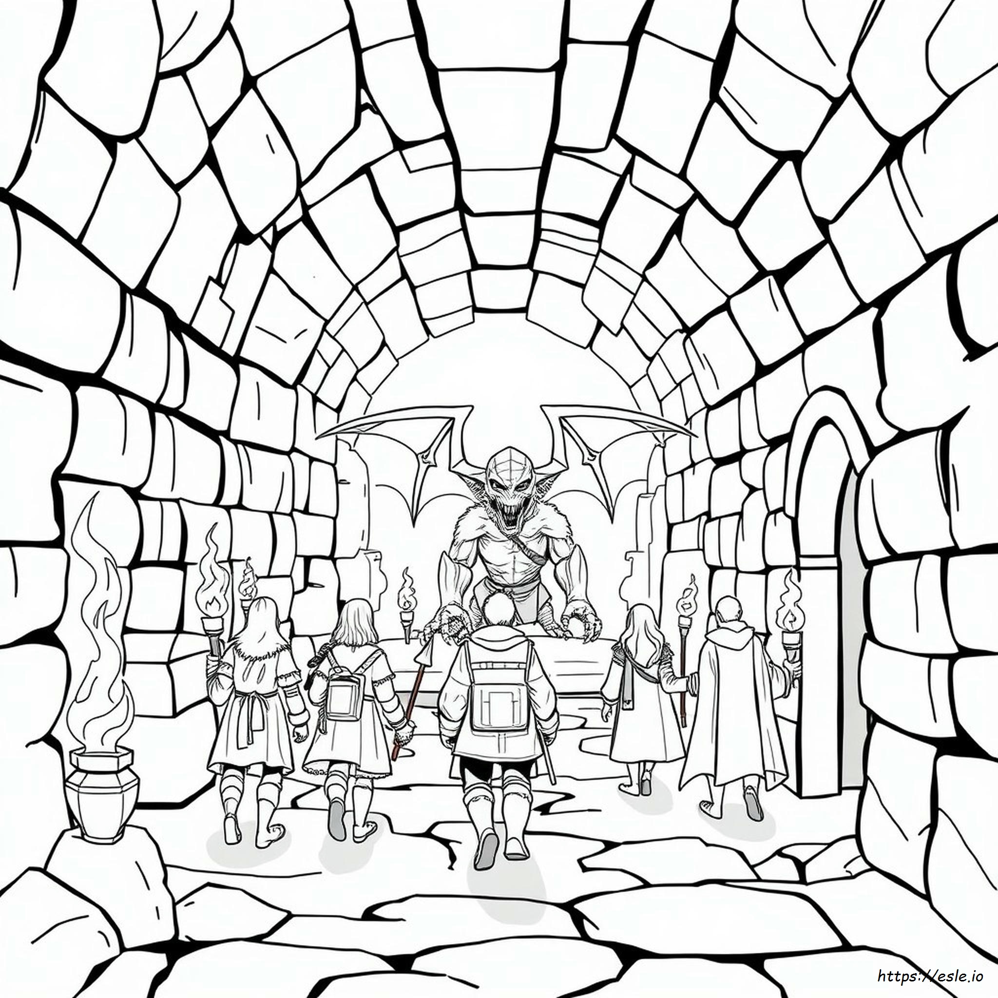 Dungeons And Dragons Da Colorare
