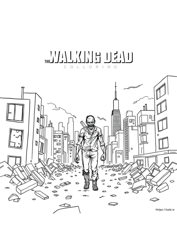 Coloriages Walking Dead À Imprimer