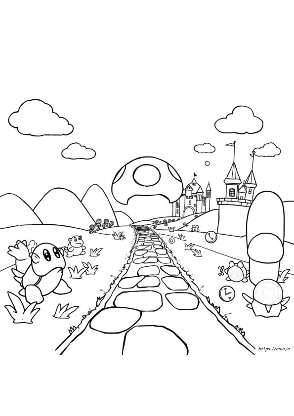 Super Mario Bros 3 Coloring Pages