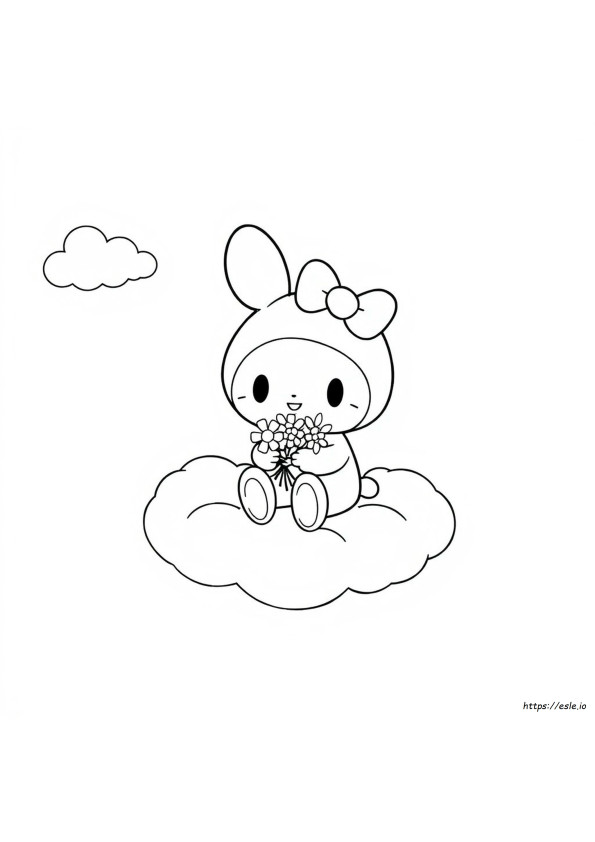 My Melody De Colorat, Planșe Printabile Gratuit