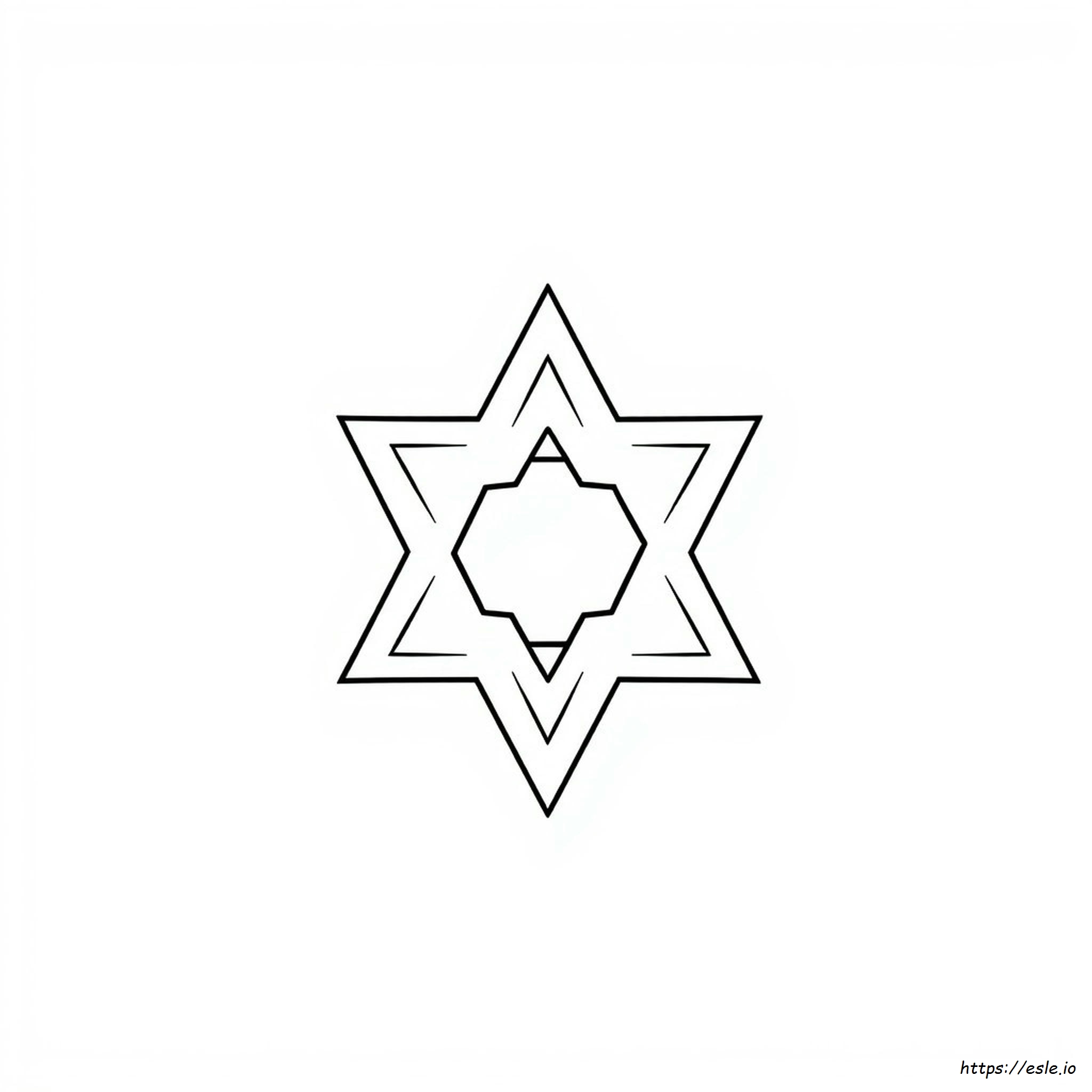 Star Of David Coloring