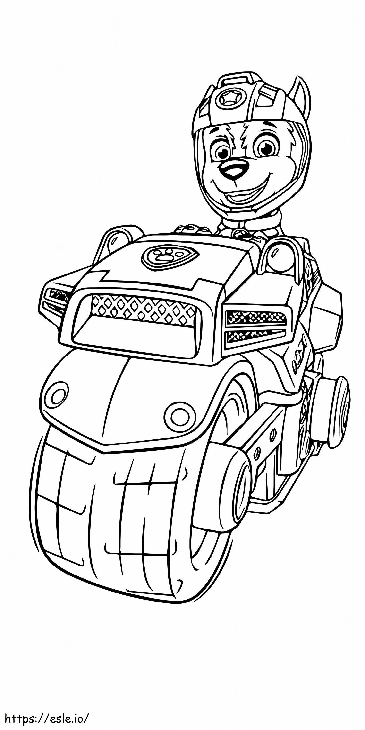 Paw Patrol Moto Pups With Motorcycles coloring page