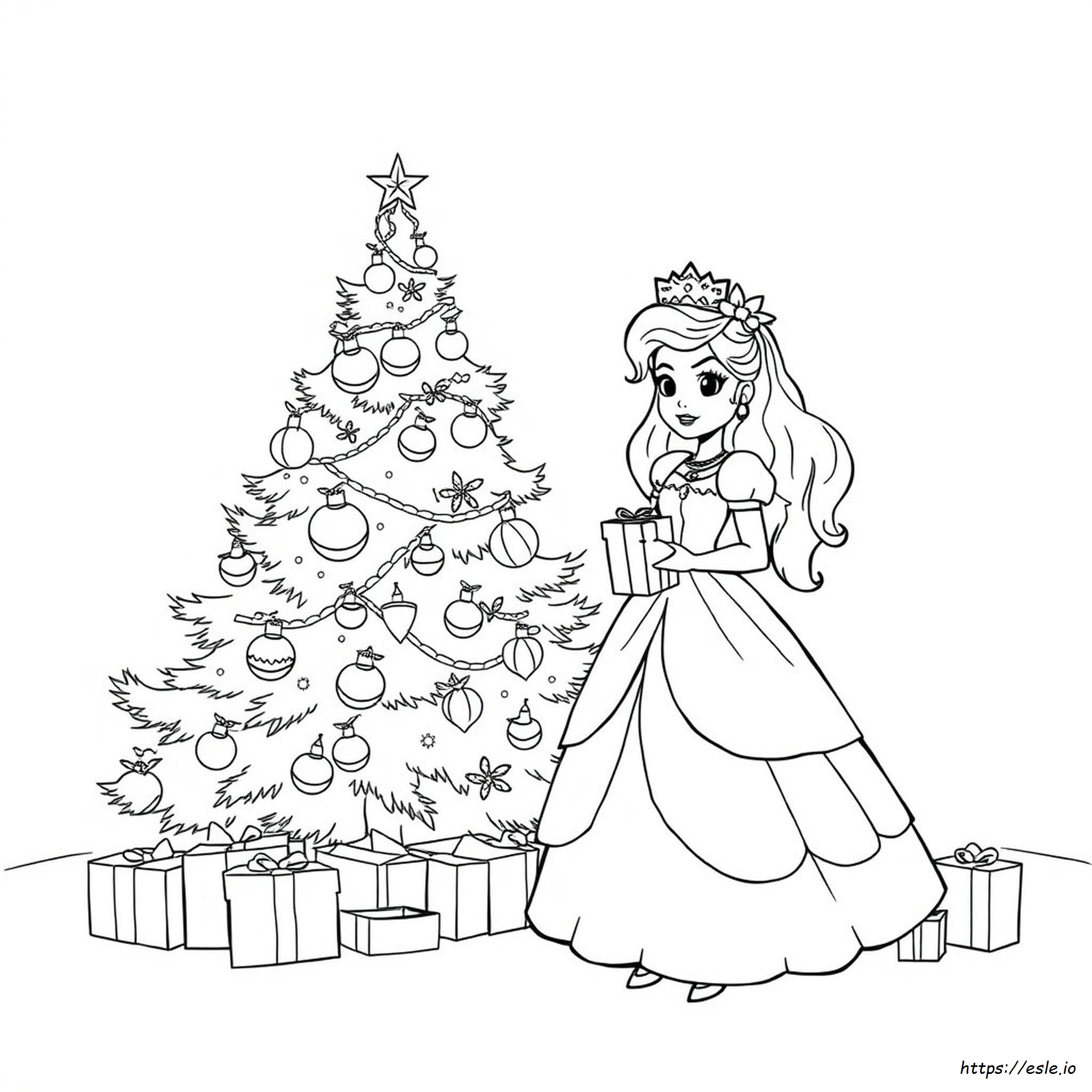 Putri Natal Mewarnai
