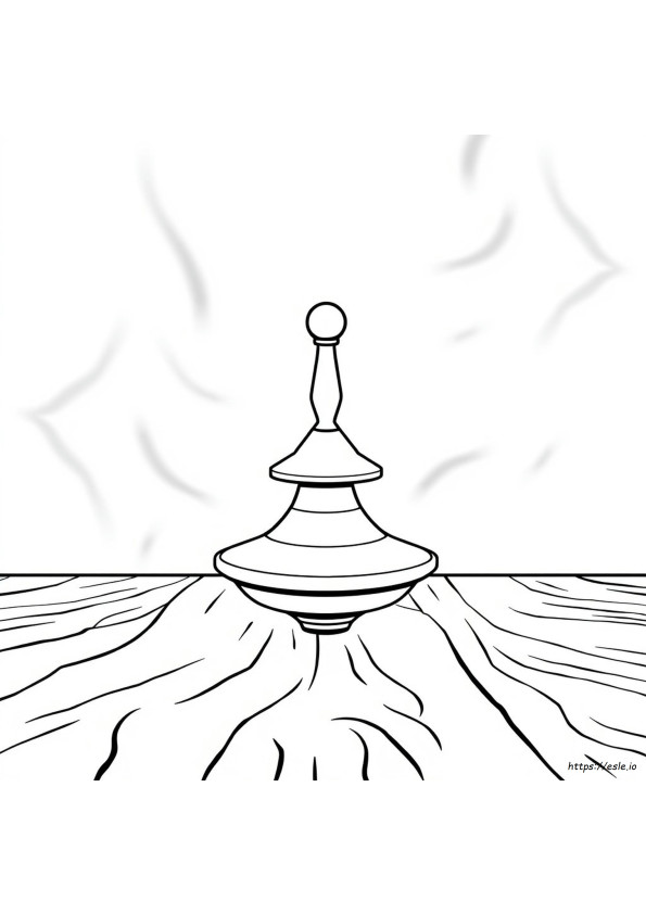 Spin Coloring Page Free