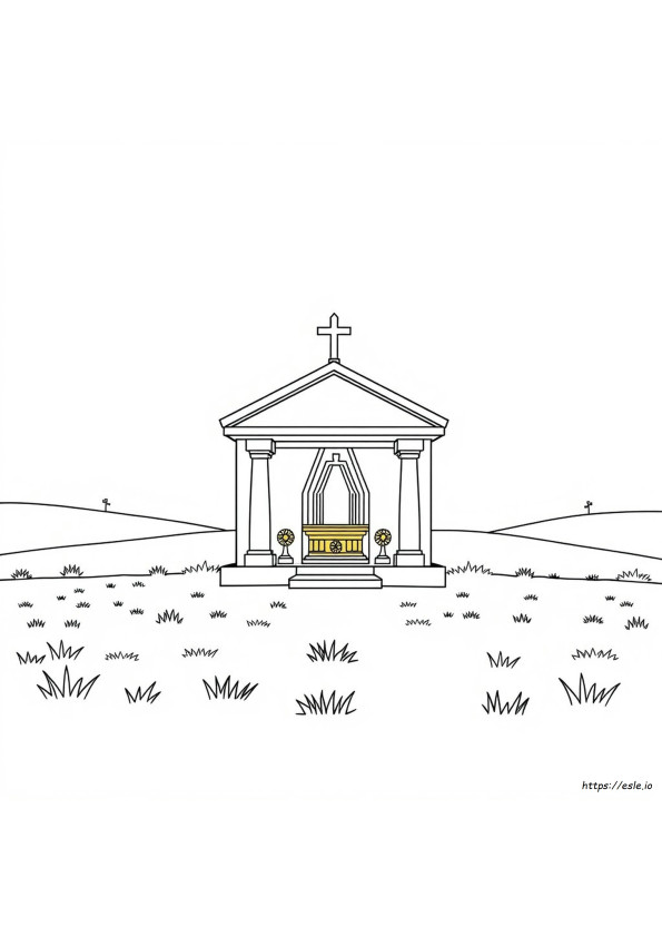 Tabernacle Coloring Sheet