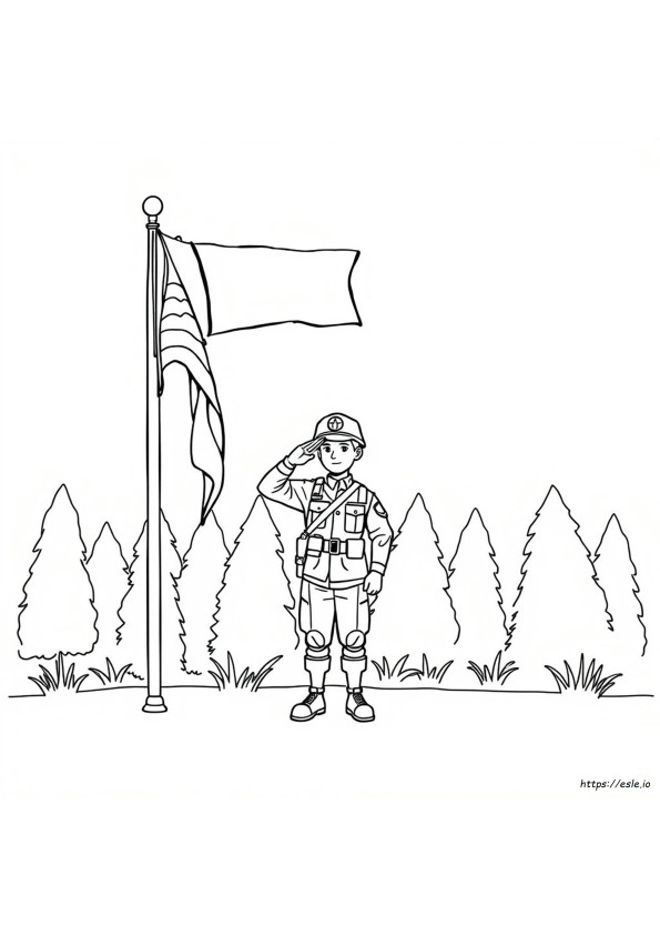 Drawing Easy Soldier Coloring Pages