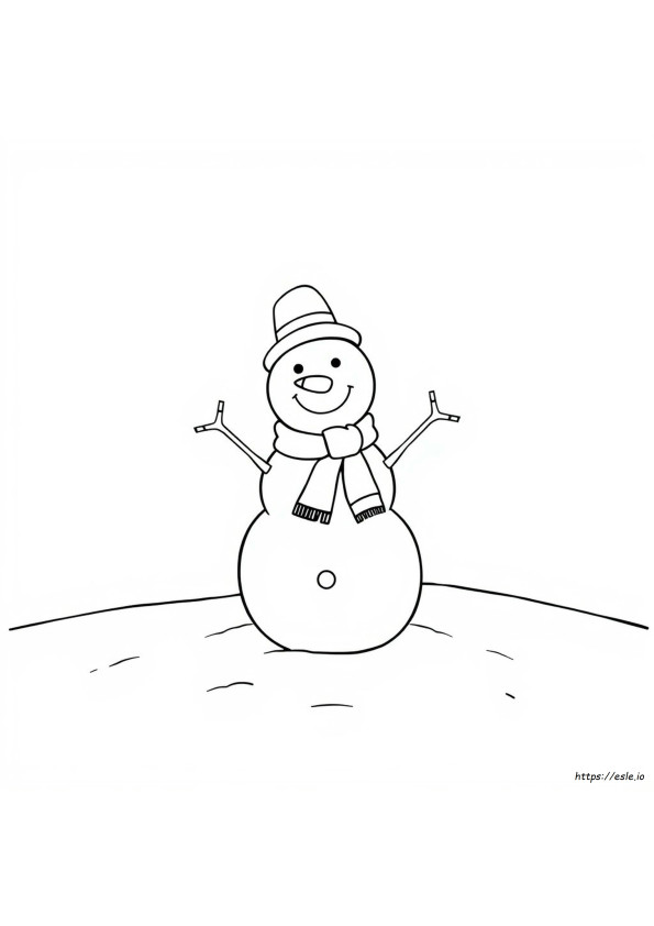 Colo<R>Iage Bonhomme De Neige Simple