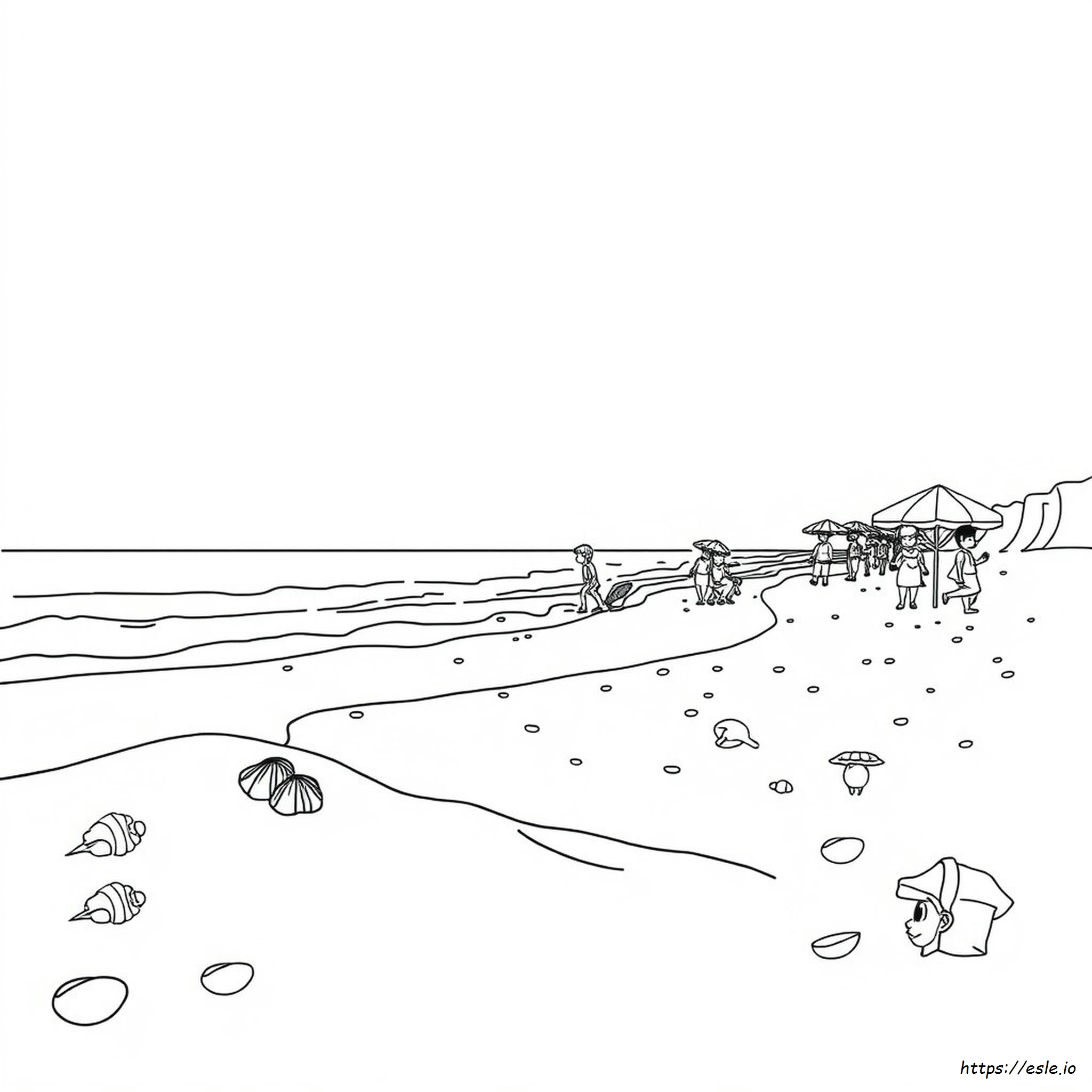 Printable Beach Coloring Pages For Adults