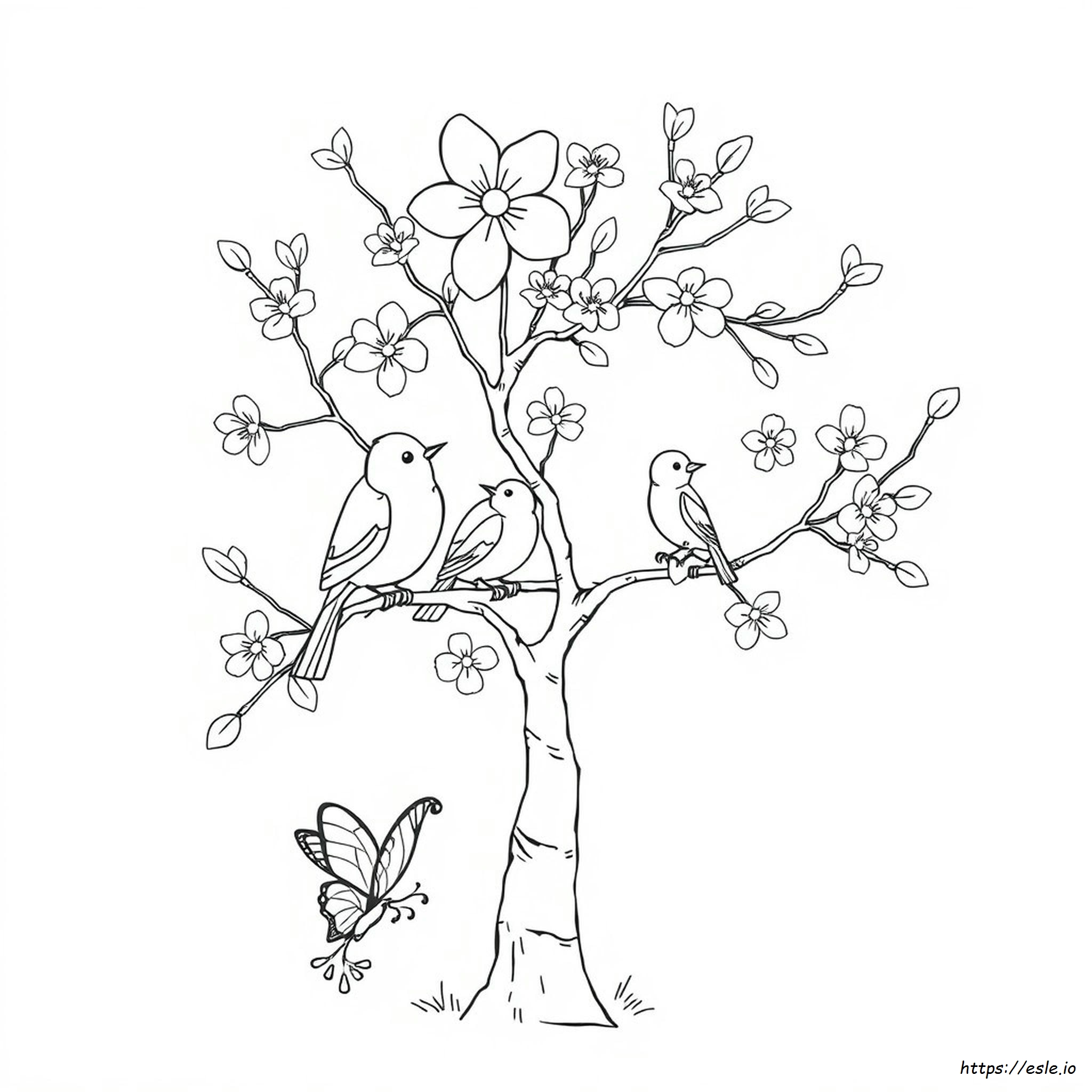 Free Spring Animal Coloring Pages