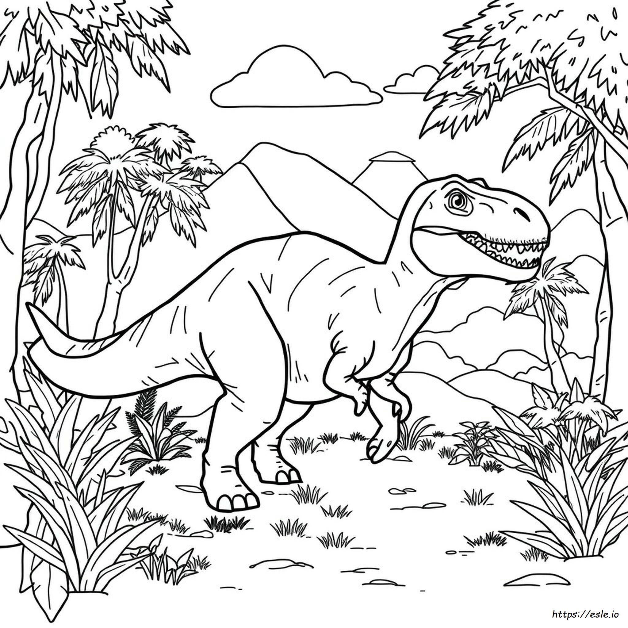 Printable Jurassic World Coloring Pages