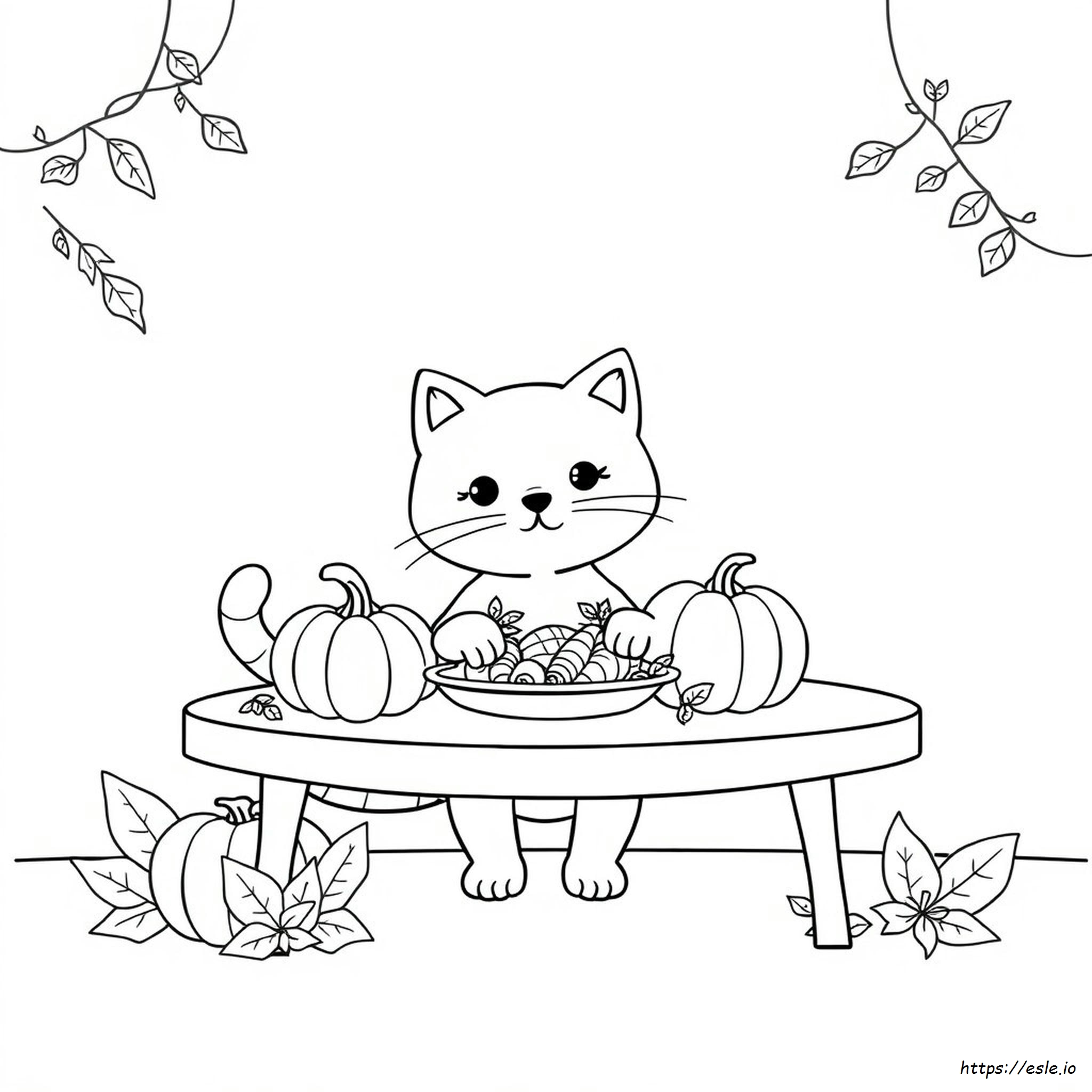 Cute Thanksgiving Coloring Pages