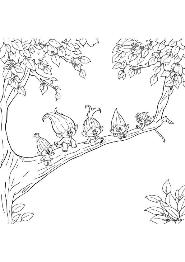 Trolls Branch Väritys
