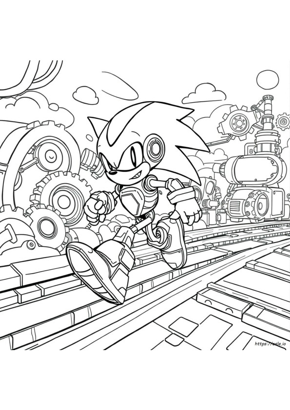 Metal Sonic Kleurplaten Om Te Printen