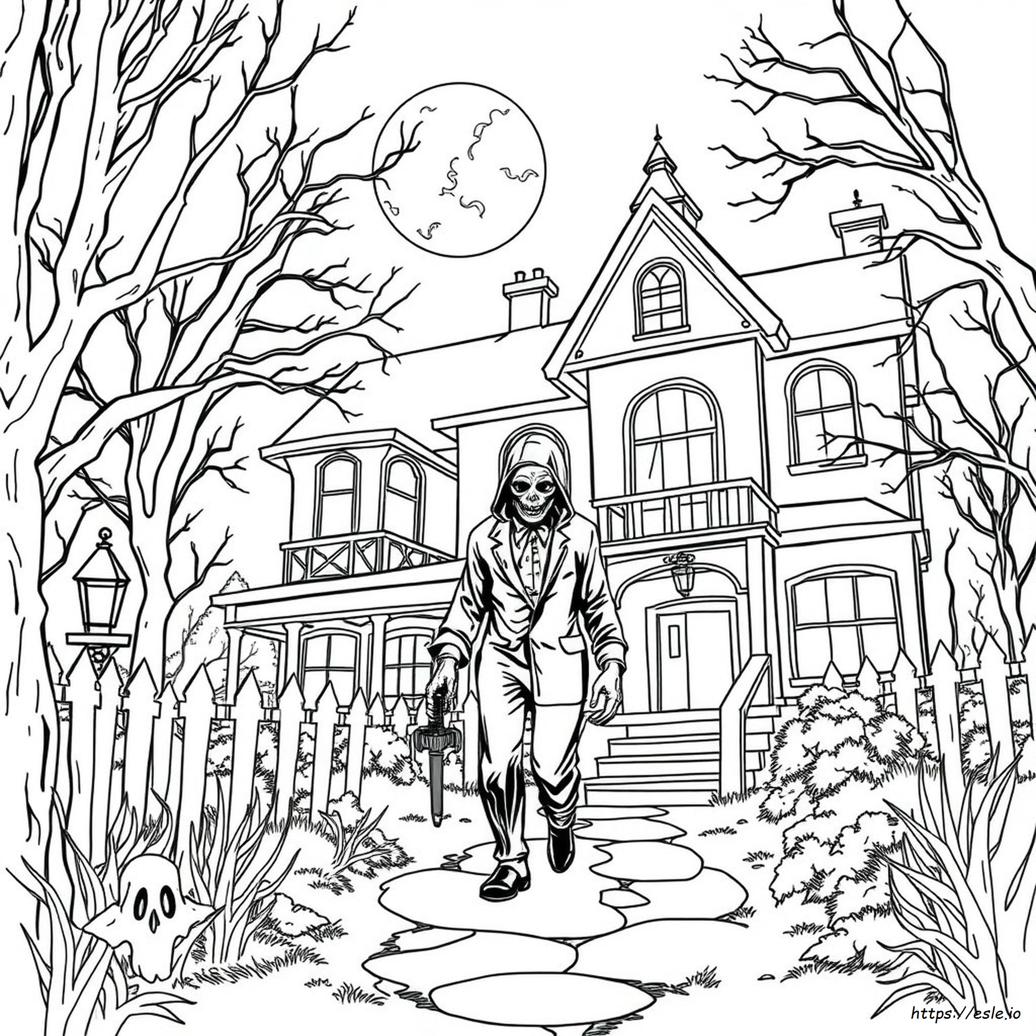 Serial Killer Coloring Book Pages