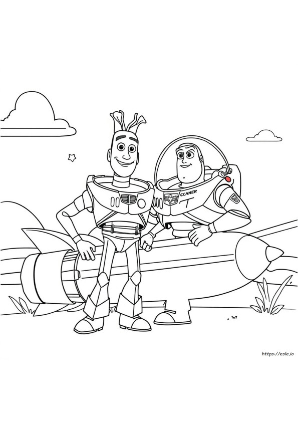 Coloriage Disney Forky