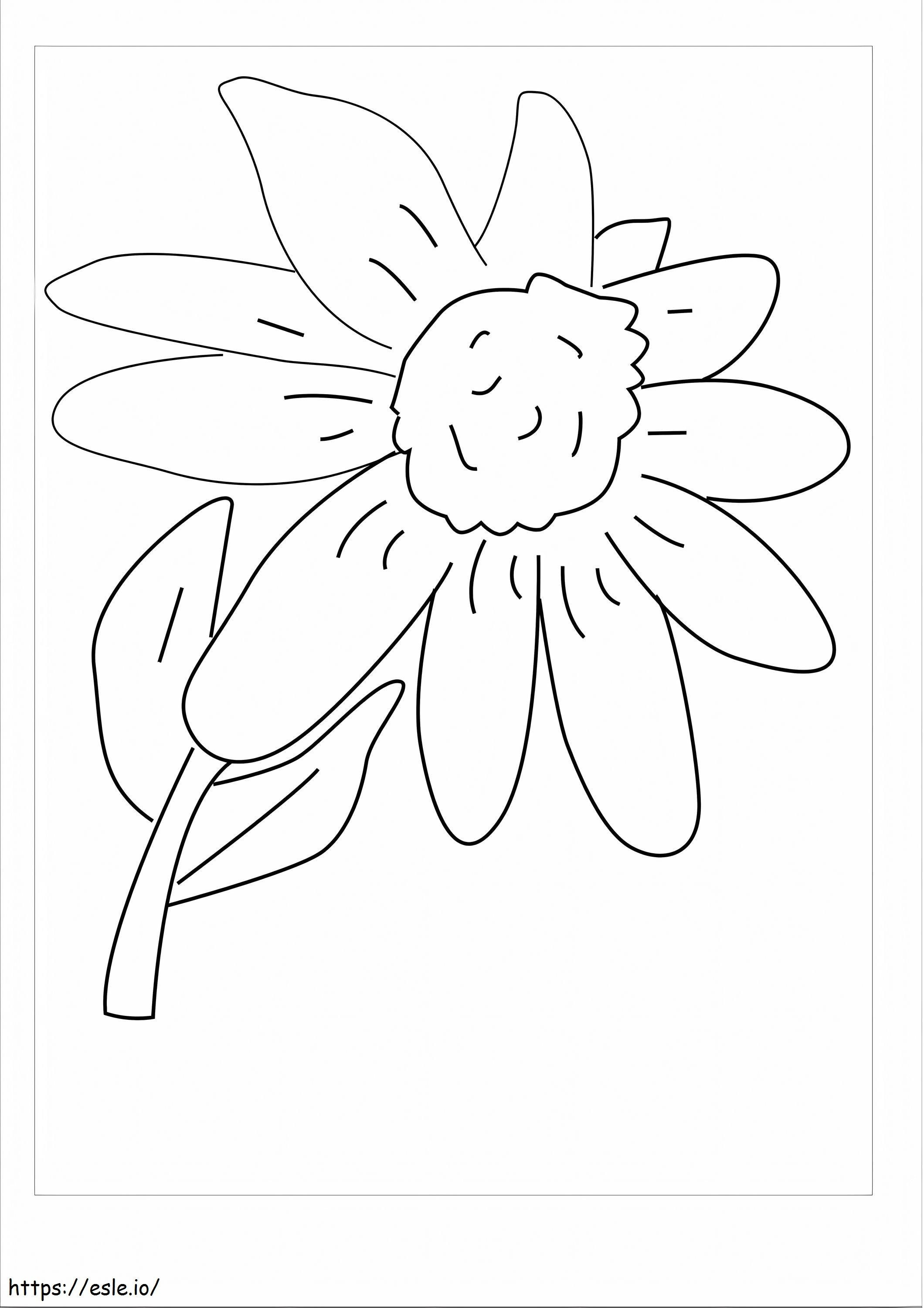 Adorable Gardenia coloring page